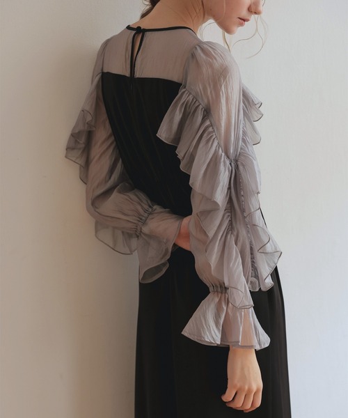 Dorry Doll（ドリードール） パンツドレス シアーフリルパンツドレス