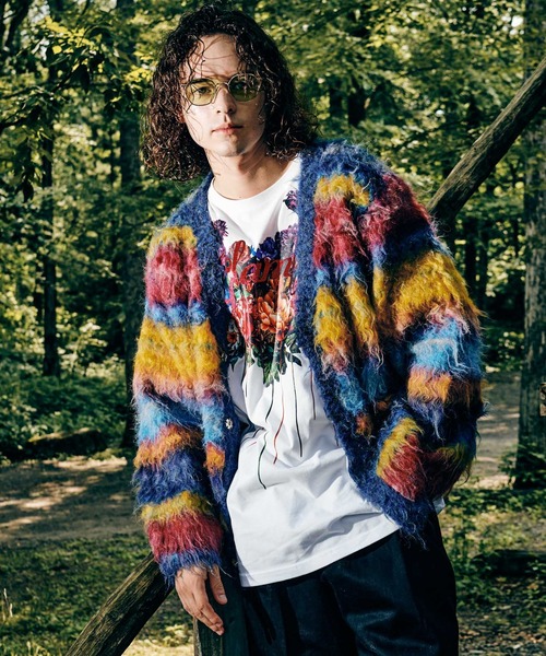 glamb（グラム） カーディガン Glamour Border Cardigan / グラマー