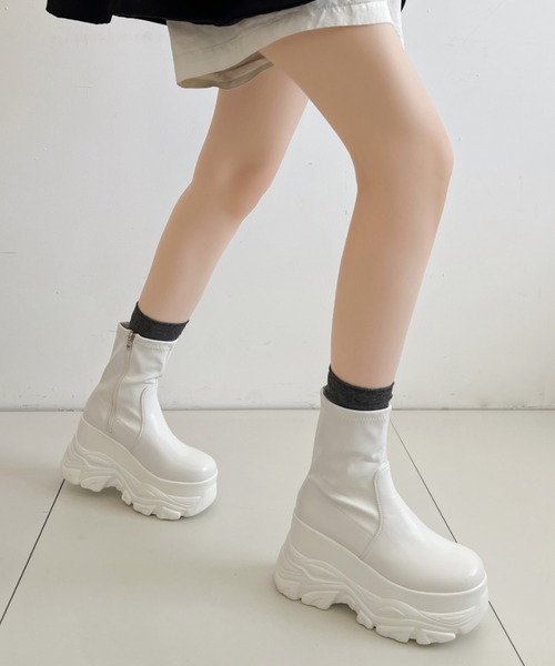 Shoes in Closet（シュークロ） ブーツ 厚底 ダブルソール ストレッチ