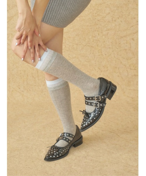 Darich（ダーリッチ） シューズ ダブルベルトフラットシューズ