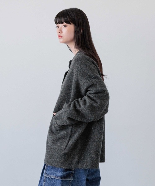 ニット セーター ウールカシミヤUNISEXカーディガン 969830