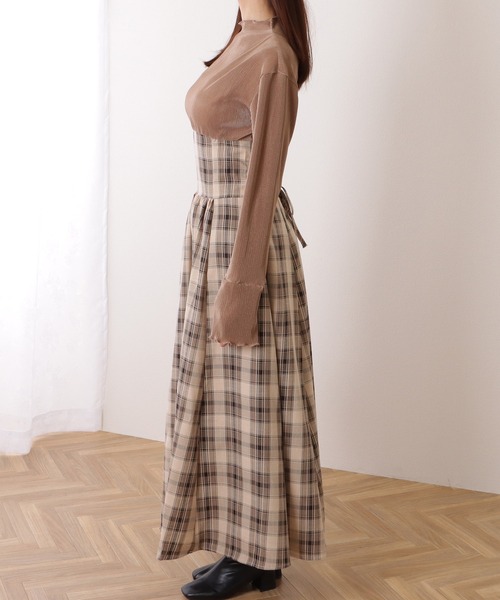 Lace Ladies（レースレディース） ワンピース プチハイネック メロウ