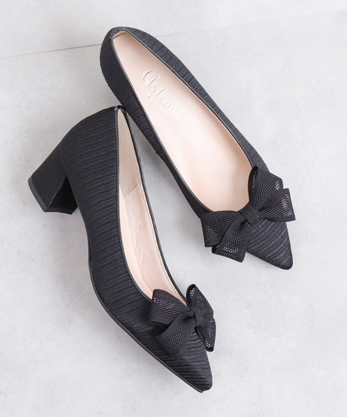 artemis by DIANA（アルテミス by ダイアナ） パンプス メッシュリボン