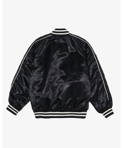 KEBOZ（ケボズ） スタジャン SATIN VARSITY JACKET メンズ : ZOZOTOWN