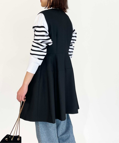 PICCIN PERLA ベスト ジレ パニエパールジレ レディース : ZOZOTOWN