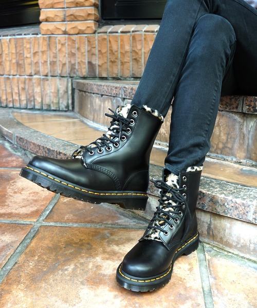 Dr. Martens （ドクターマーチン）黒 ヒールブーツ ブーティー25cm Dr