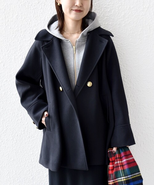 SHIPS（シップス） ピーコート pコート 「WEB限定」「手洗い可能