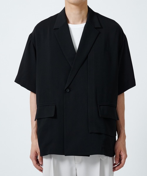 CULLNI（クルニ） シャツ STUDIOUS別注 Double Cloth Asymmetrical
