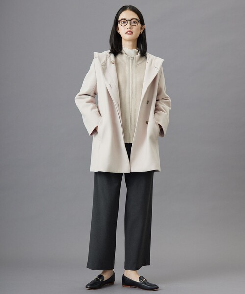 J.PRESS（J.プレス） コート アウター ショートビーバー フーデット