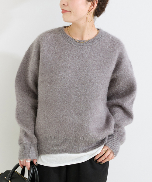 B.C STOCK（ベーセーストック） ニット セーター 手洗い可 / シャイン