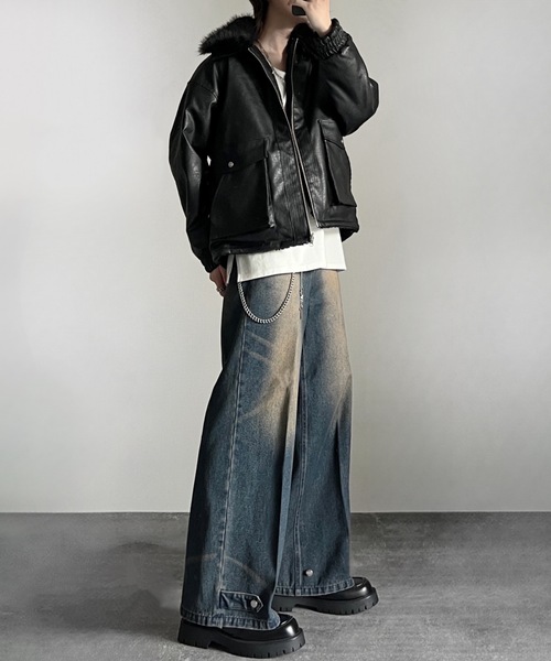 ADRER（アドラー） ブルゾン アウター The B-3 Reversible Fur Blouson