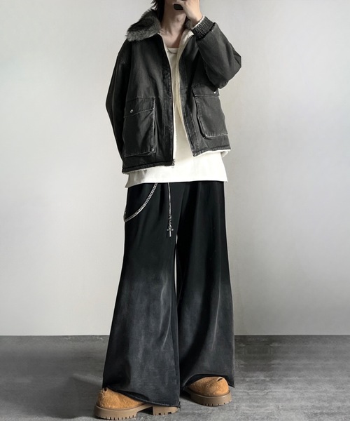 ADRER（アドラー） ブルゾン アウター The B-3 Reversible Fur Blouson