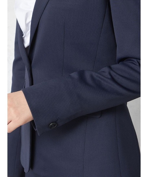 スーツ 「ウォッシャブル」ジャケット 1つボタン ニット ストレッチ