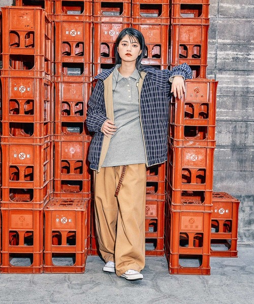 niko and…（ニコアンド） パンツ 「MODE NORM CORE」 3Dカーブパンツ