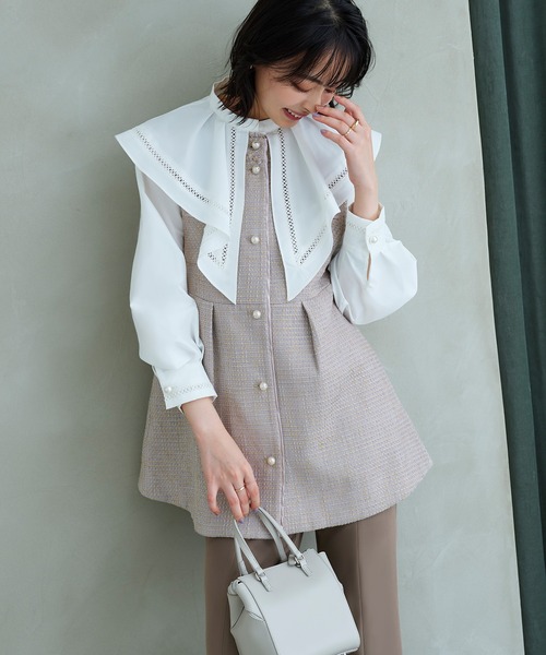 ツイードパンツスーツのおすすめ人気商品一覧 通販 - Yahoo!ショッピング