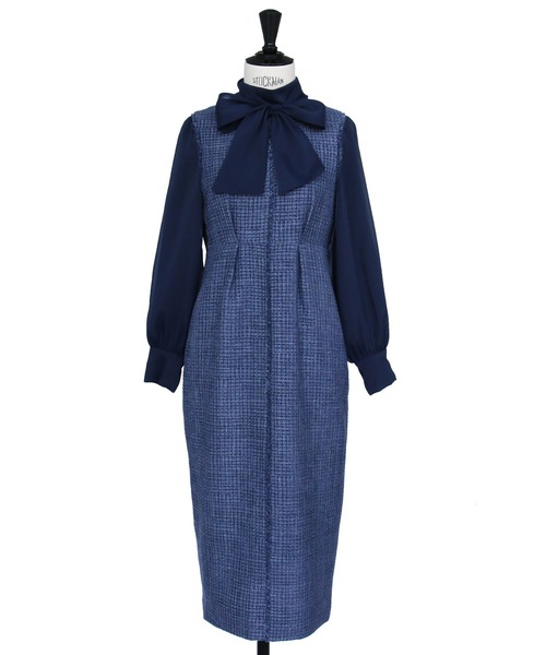 RUIRUE BOUTIQUE（ルイルエブティック） ワンピース ミックスツイード