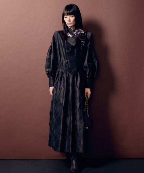 INGEBORG（インゲボルグ） ワンピース タフタタータンチェック