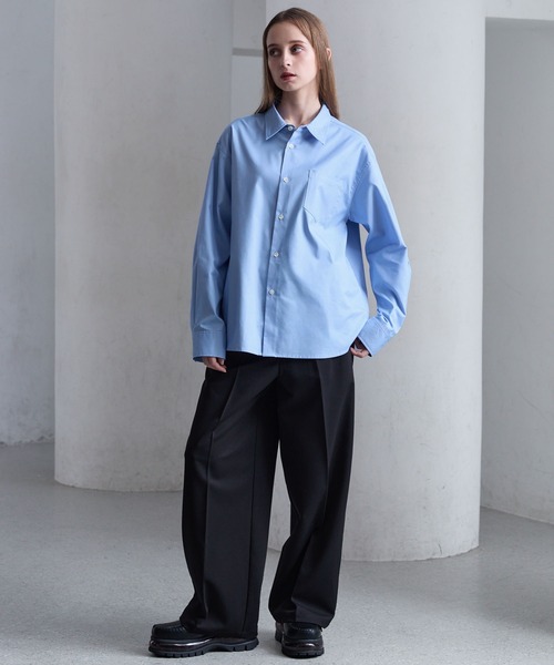 CLEL（クレイル） シャツ 「CLEL」Royal Oxford Regular Collar Shirt