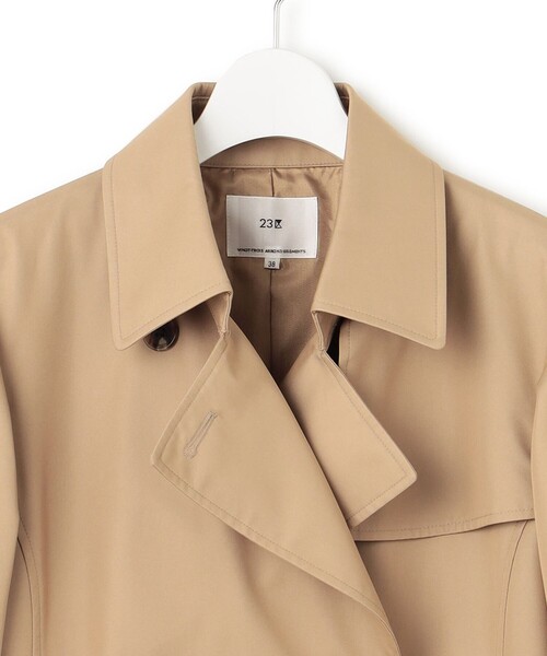 23区（ニジュウサンク） トレンチコート コート コットンポリエステル