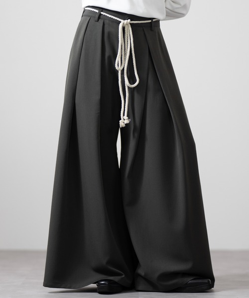CLEL（クレイル） スラックス 「CLEL」TR Loose HAKAMA Pants ＆ Rope