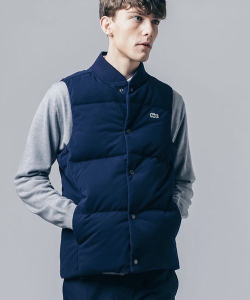 LACOSTE（ラコステ） ダウンベスト ベスト ピケダウンベスト メンズ