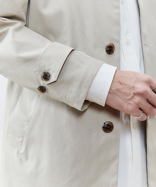 MEN'S MELROSE ステンカラーコート コート 「WEB限定」バルカラー