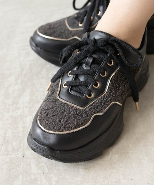 RANDA（ランダ） スニーカー ボリュームソールボアスニーカー