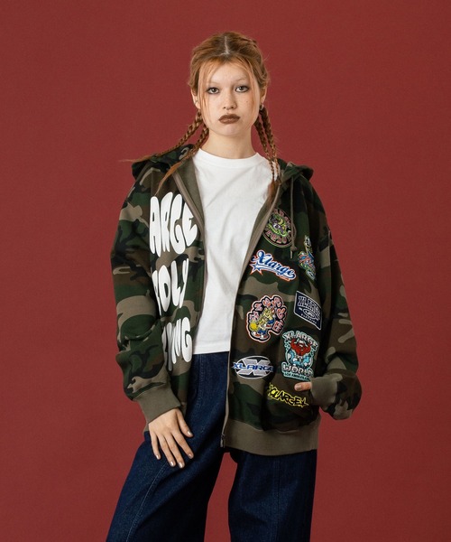 XLARGE（エクストラ ラージ） パーカー MULTI LOGO ZIP UP HOODED