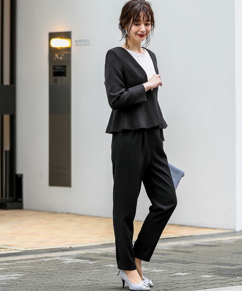 niana（ニアナ） セットアップ セットアップ ペプラムジャケット