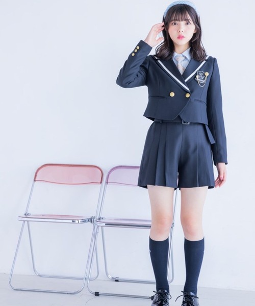 repipi armario（レピピアルマリオ） ノーカラージャケット アウター