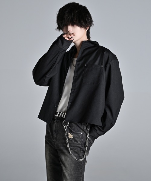 ADRER（アドラー） シャツ Cropped Regular Collar Silhouette Shirt