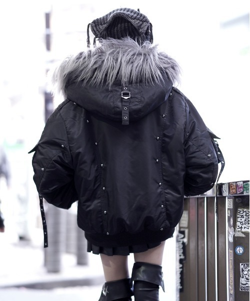 REFLEM（レフレム） ブルゾン アウター 「REFLEM/レフレム」スタッズ