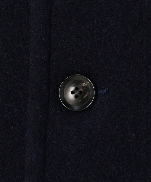 Danton（ダントン） ノーカラージャケット 36 ネイビー レディース