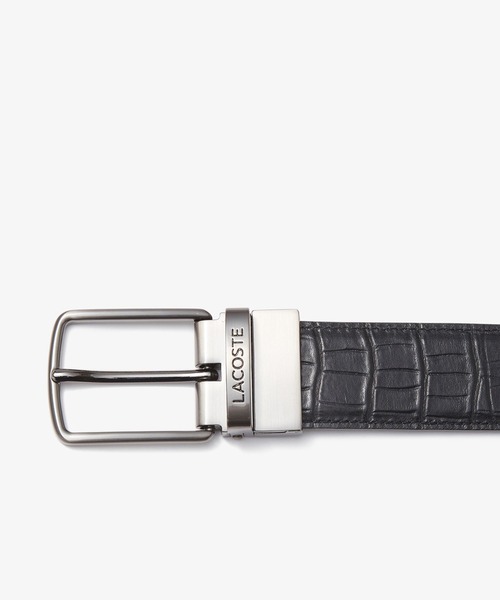 LACOSTE（ラコステ） ベルト スムース/クロコ型 リバーシブルベルト