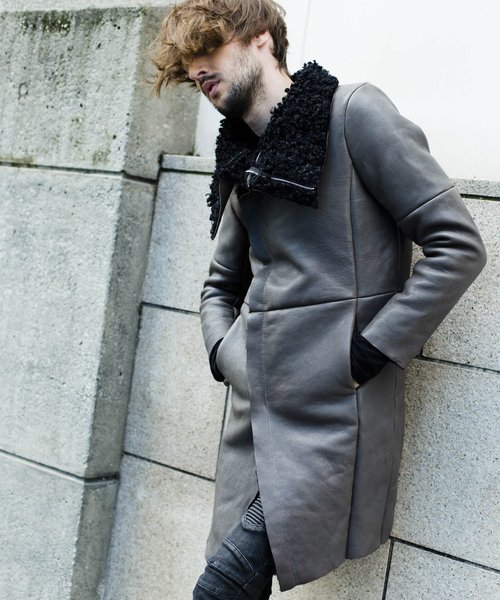 NO ID.（ノーアイディー） ムートンジャケット ムートンコート 「NO ID