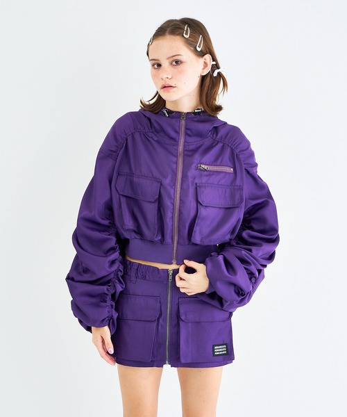 ma1 ma-1 ANNA SUI NYC シャカ2シャーリングショートMA-1 レディース