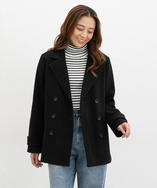 FRAMeWORK（フレームワーク） ピーコート 36 ネイビー レディース