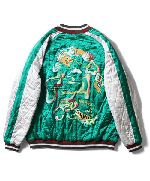 HOUSTON（ヒューストン） スカジャン レーヨンスカジャン(MAP) メンズ