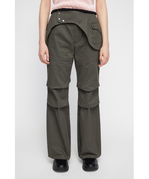 LAGUA GEM（ラグアジェム） パンツ DESIGN BELT フレアパンツ