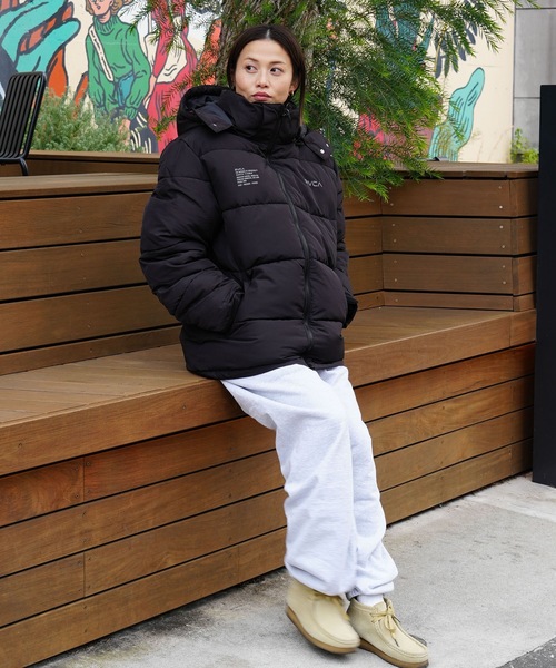 RVCA（ルーカ） ブルゾン アウター メンズ BACK PRINT PUFFER JKT