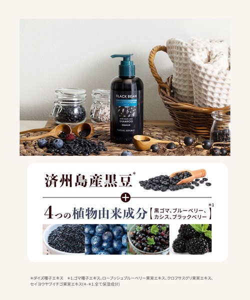 NATURE REPUBLIC（ネイチャーリパブリック） シャンプー ブラック