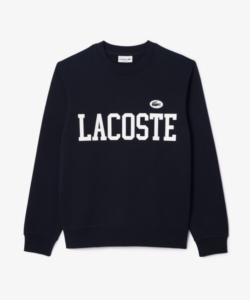 LACOSTE（ラコステ） トレーナー スウェット フロッキーカレッジロゴ