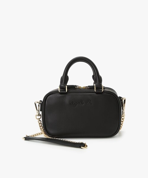 agnes b.（アニエスベー） ショルダーバッグ バッグ レザー2way
