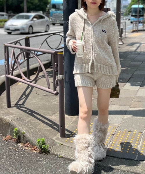 SNIDEL（スナイデル） ニット セーター ロービングニットフーディー