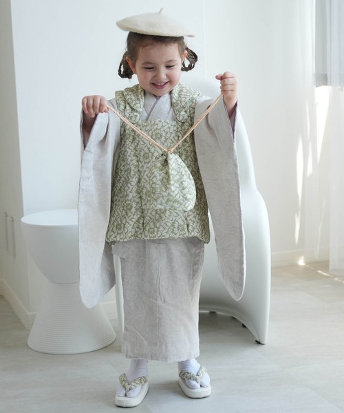 utatane 着物 七五三3歳用被布コートセット 女の子 ひよこ商店