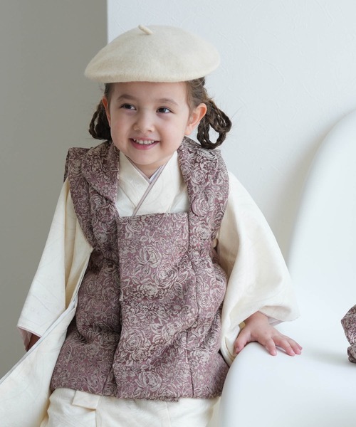 utatane 着物 七五三3歳用被布コートセット 女の子 ひよこ商店