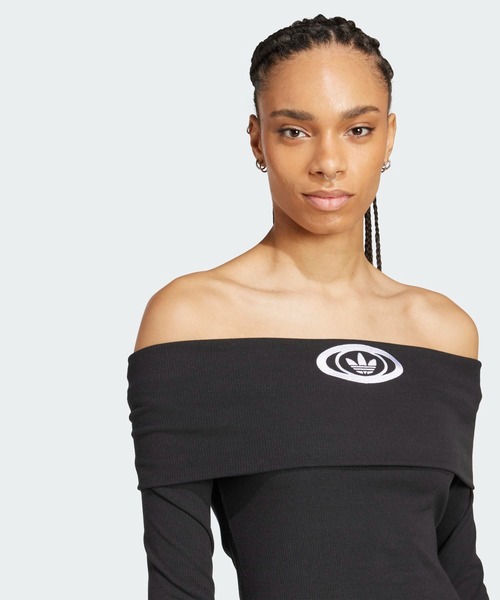 adidas（アディダス） tシャツ オリジナルス オフショルダートップ