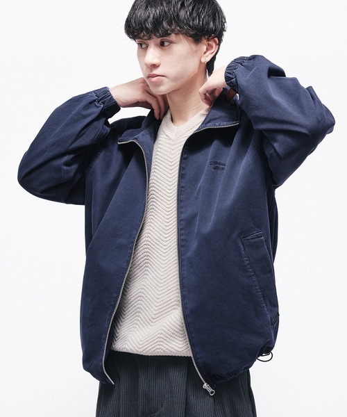 Adoon plain ブルゾン アウター VINAGE LIKE WAVE LOGO SHORT BLOUSON