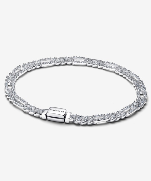 PANDORA（パンドラ） ブレスレット オーバル キューバン チェーン