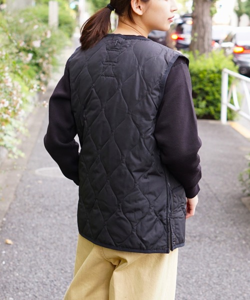 TAION（タイオン） ダウンベスト ベスト MILITARY W-ZIP V NECK DOWN